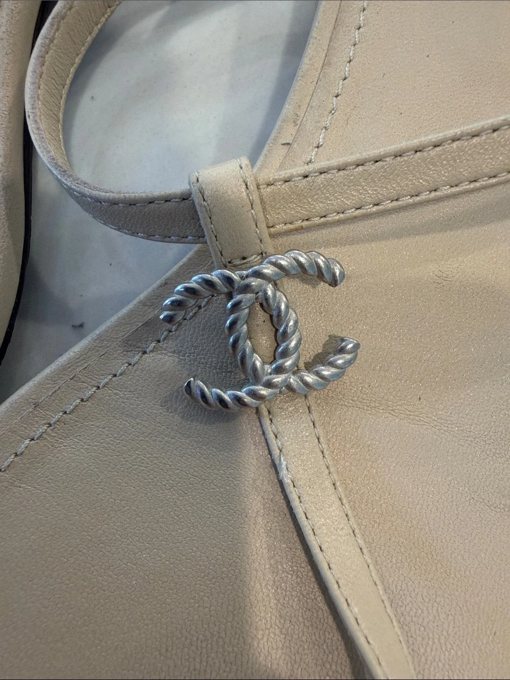 CHANEL elegant beige